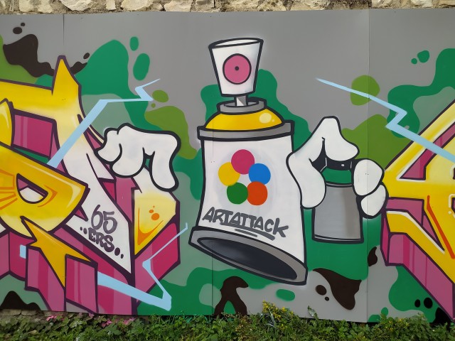UrbanPark Alès graffiti
