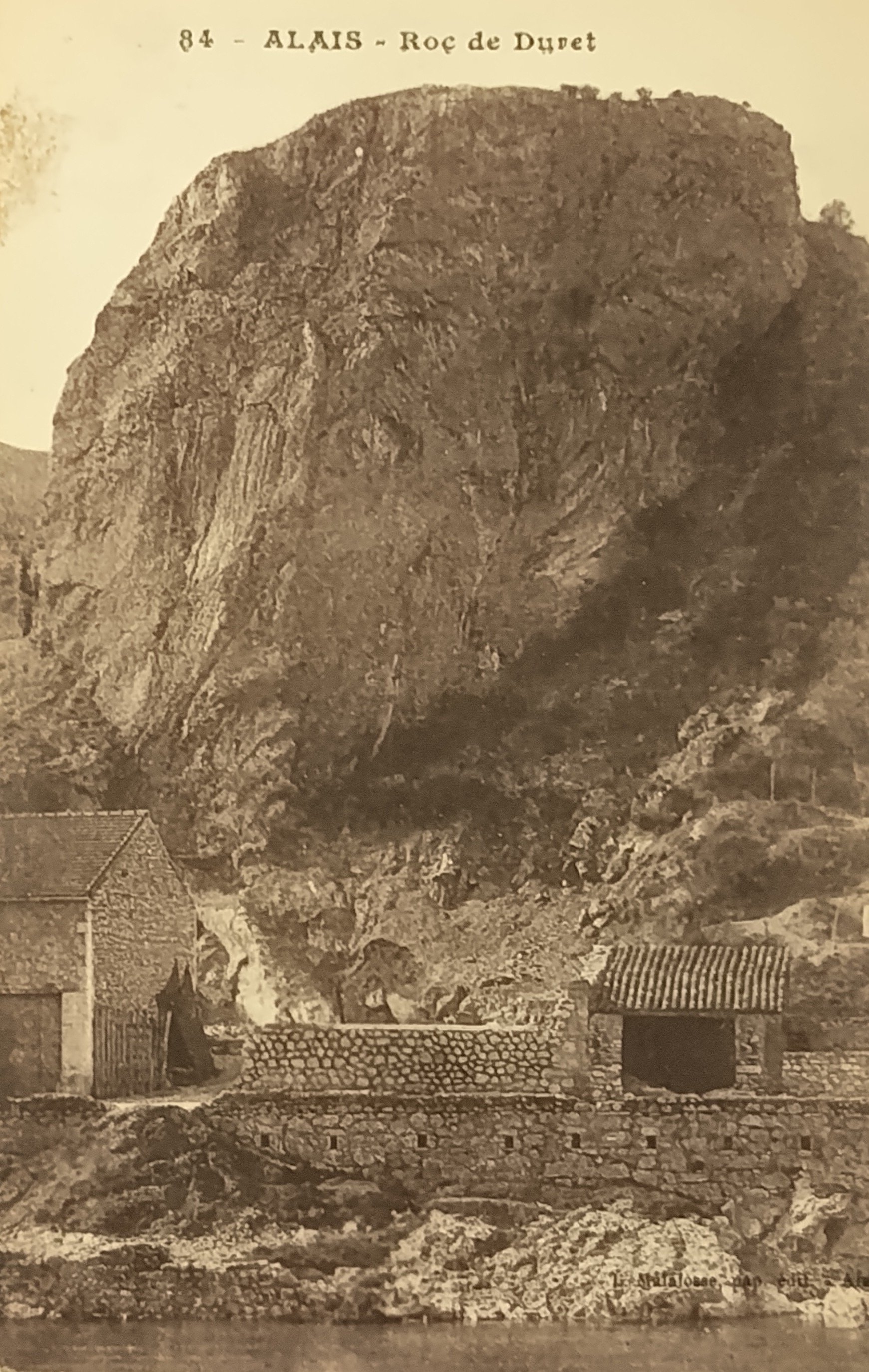 ALAIS CPA.
Roc de Duret
Carte postale ancienne d'Alès Gard