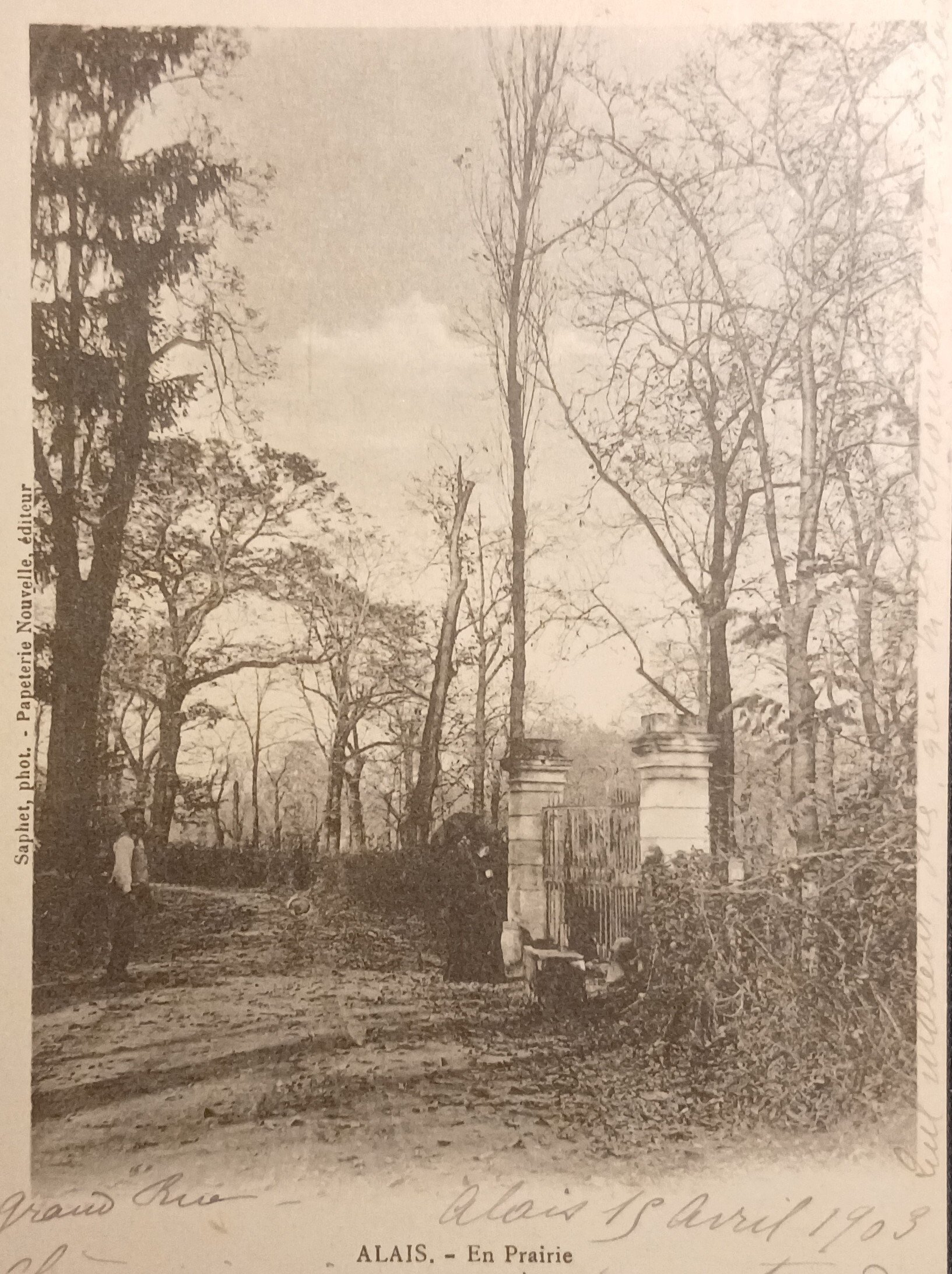 Alès en prairie.
CPA - carte postale ancienne