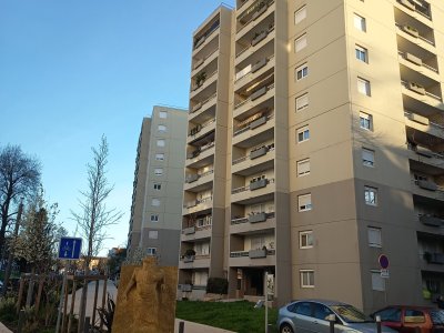 Grand rue Jean Moulin. La plus moche des sculptures ( selon moi )