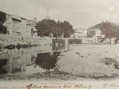 Alès faubourg de rochebelle
CPA carte postale ancienne