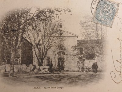 ALAIS - carte postale ancienne.
Eglise Saint Joseph